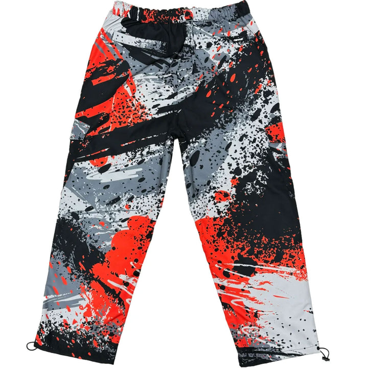 Camo V2 Baggy Pants (Grey/Red)