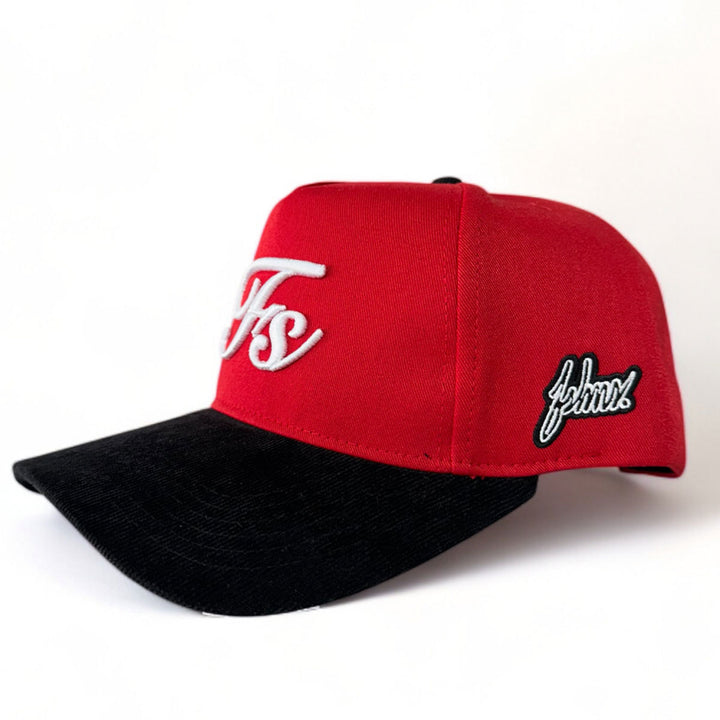 Stella Logo Snapback Hat (Red/Black)