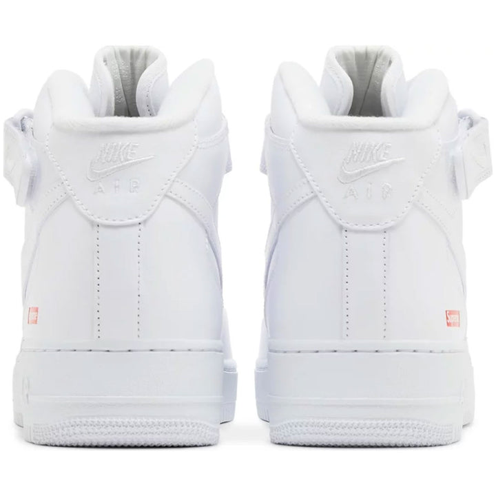 Supreme x Air Force 1 Mid 'Box Logo - Triple White'