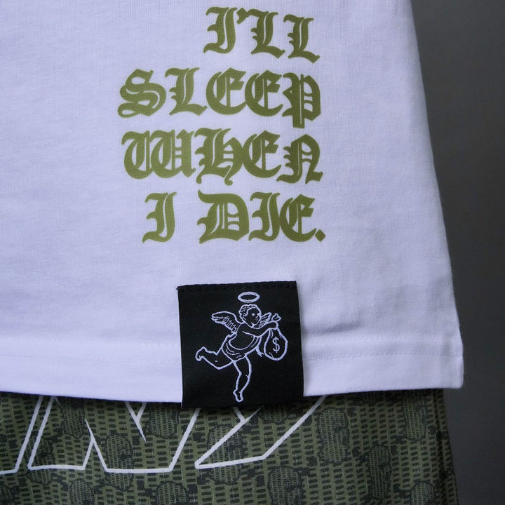 Heavy Camo Mask Tee (White)