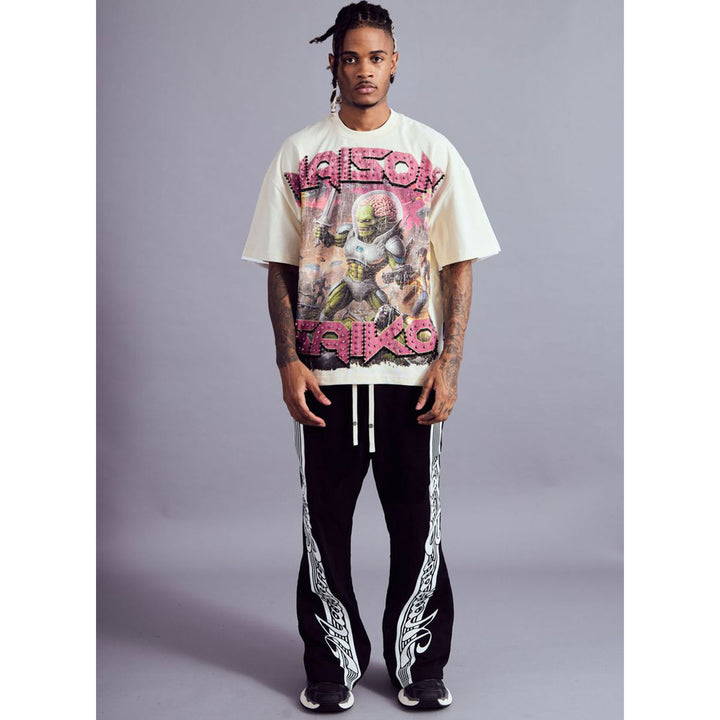 Comic Book Three Tee (Cream)