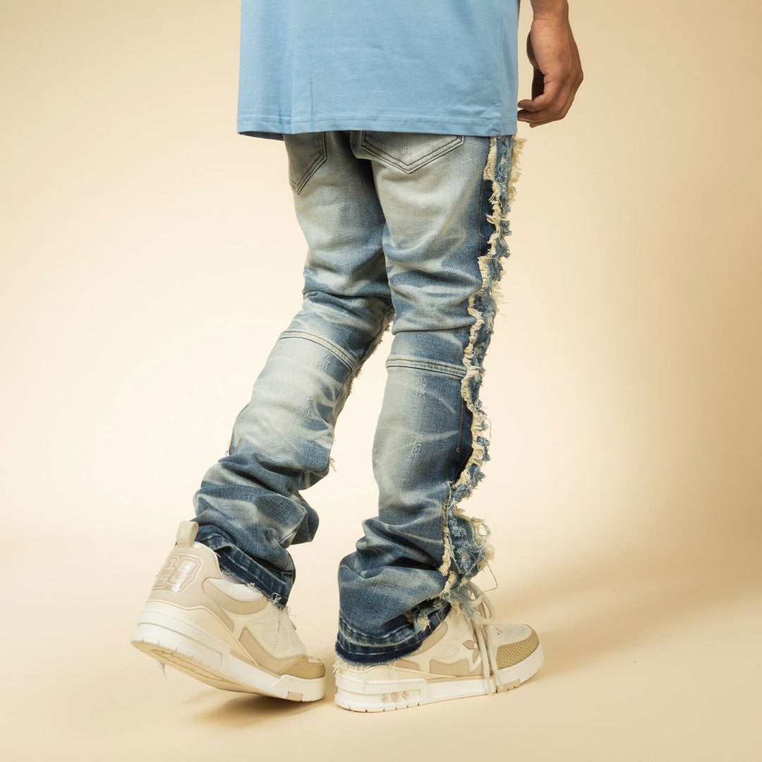 Lucas Straight Stacked Jeans (Wash)