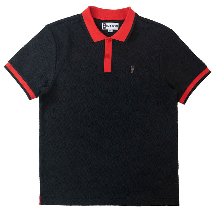 M384 Bellagio Knit Polo (Black)