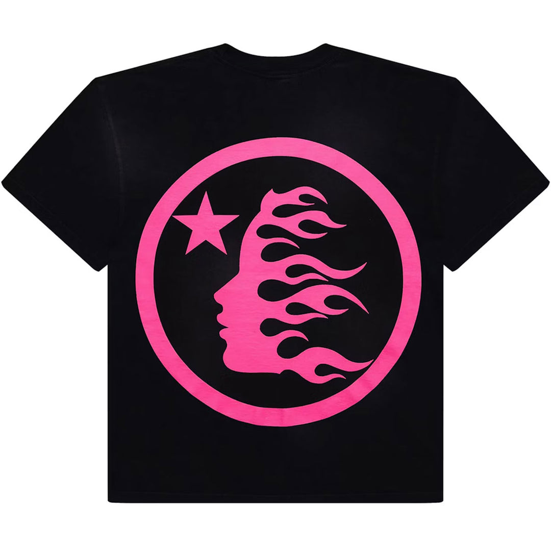 Hellstar Classic T-Shirt Gel Print (Black/Pink)