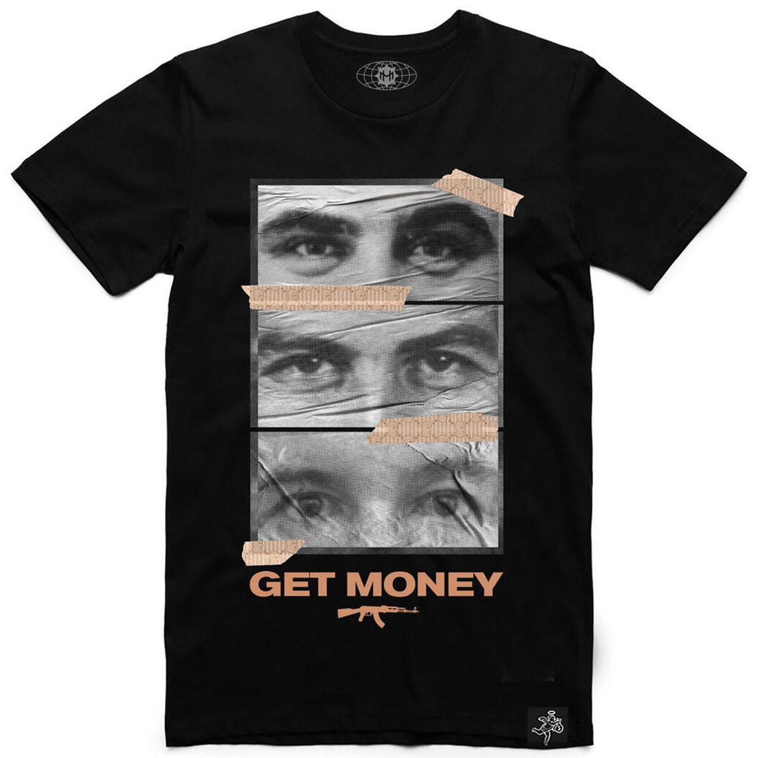 MT Get Money Eyes Tan Tee (Black)