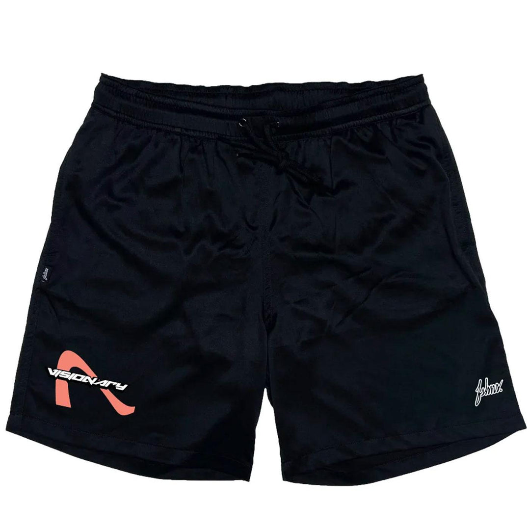 Visionary Race Club Hybrid Shorts (Black/Peach)