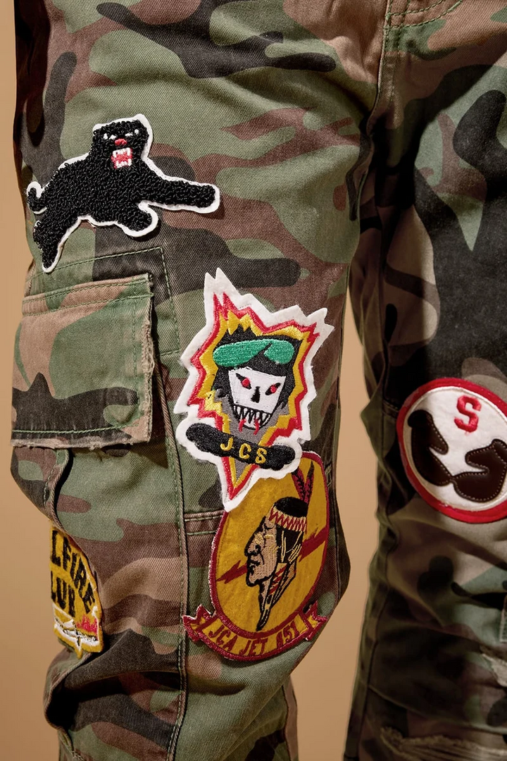 Xavier Hellfire Cargo Pants (Vintage Camo Diary)