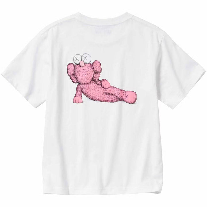 KAWS UT Short-Sleeve Graphic T-Shirt (White/Pink)
