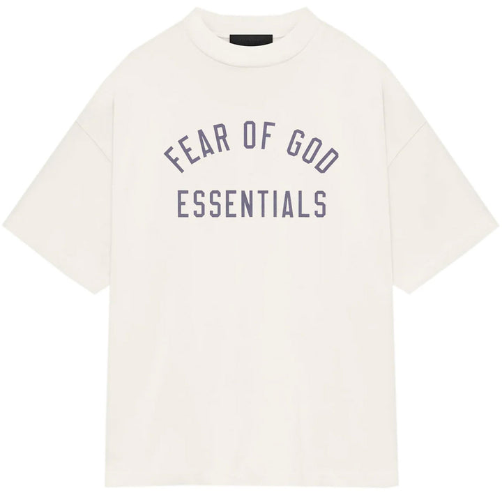 Essentials Men's Jersey Crewneck Tee (Shell White)