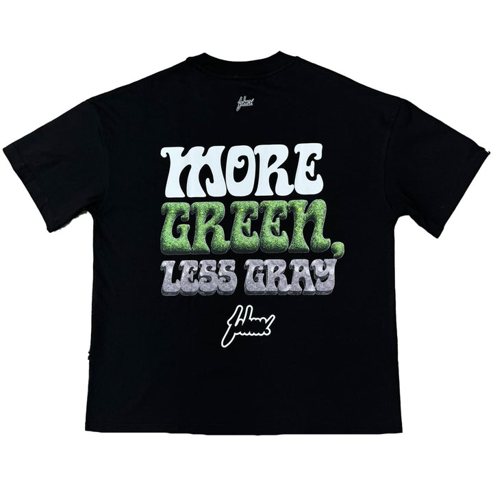 More Green Oversize Tee (Black)