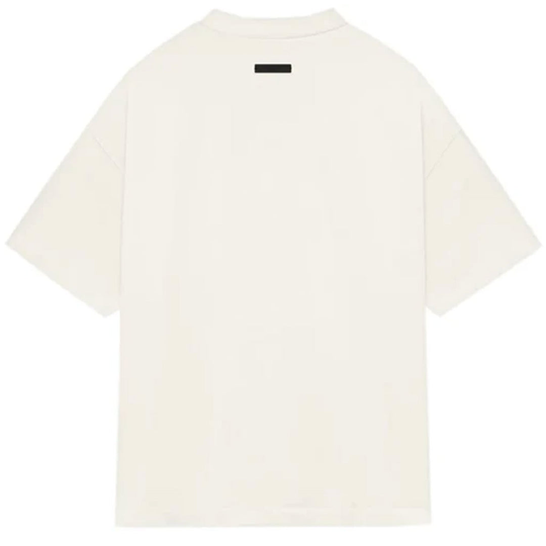 Essentials Men's Jersey Crewneck Tee (Shell White)