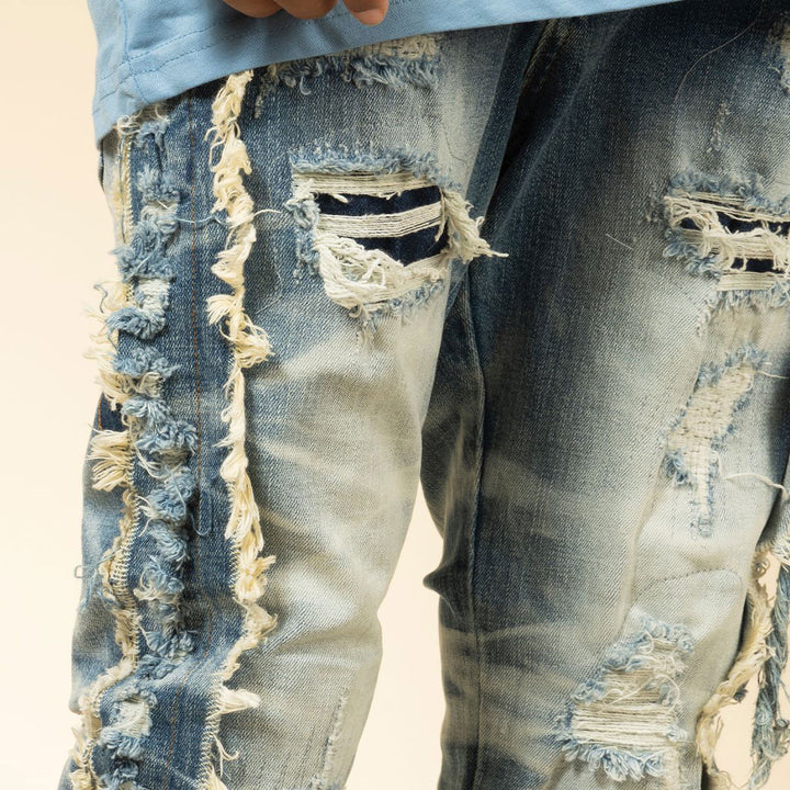 Lucas Straight Stacked Jeans (Wash)