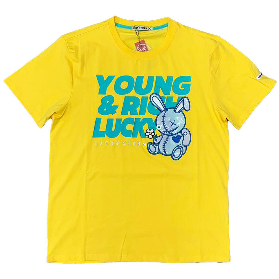 Young Rich & Lucky Tee (Gold)
