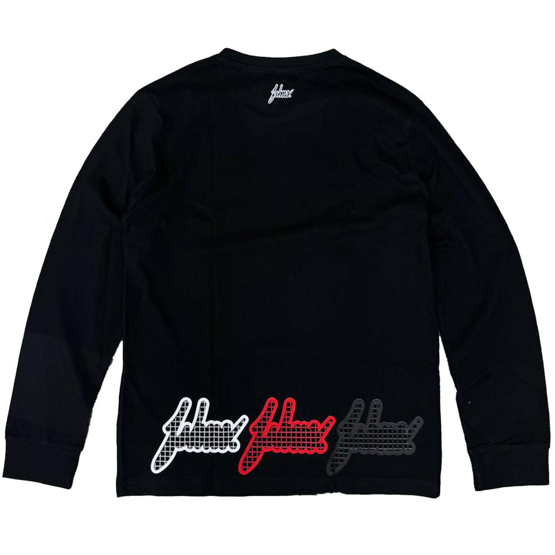 Logo Grill Long Sleeve Tee (Black/White/Red)