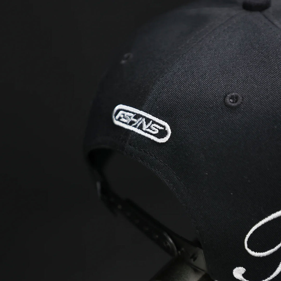 Stella Logo Snapback Hat (Black/White)