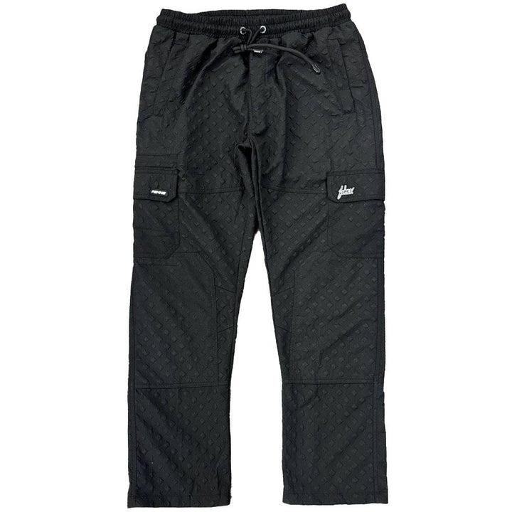 Dynamic Textured Cargo Pants (Black)