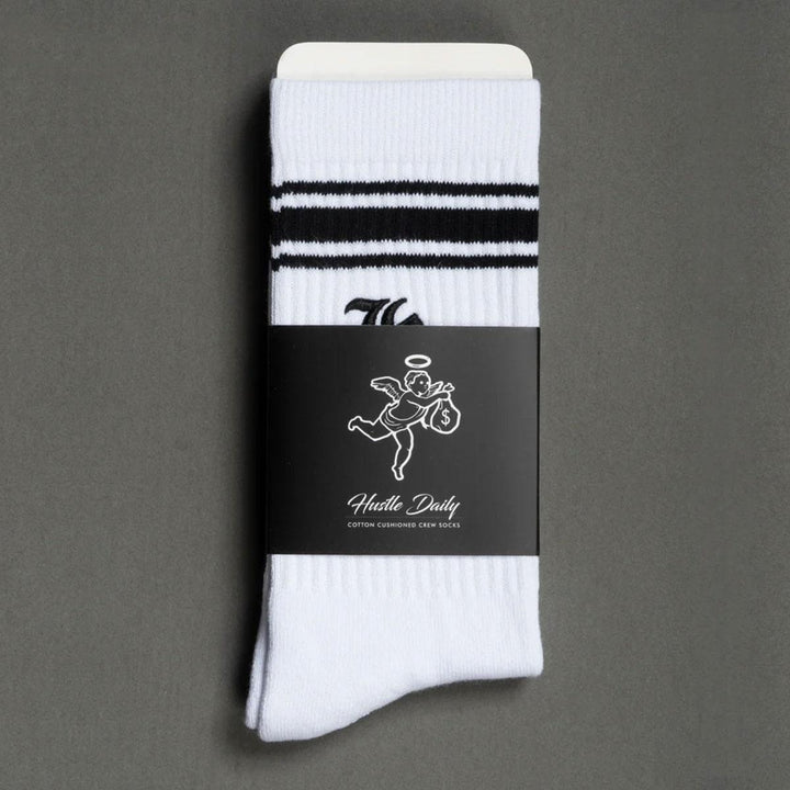 HM OE Stripe Socks (White)