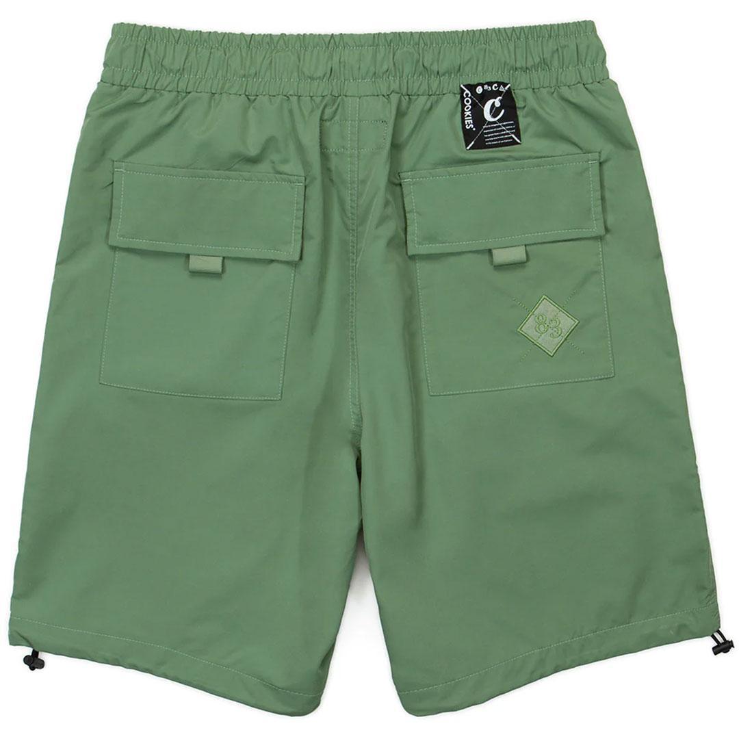 Key Largo Cargo Shorts (Light Olive) Rear | Cookies Clothing