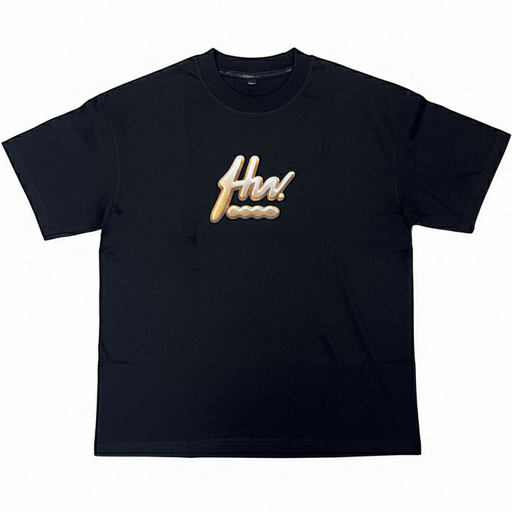 Alloy Gold Oversize Tee (Black)