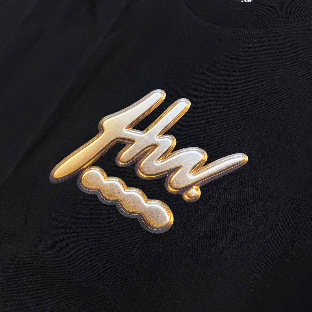 Alloy Gold Oversize Tee (Black)