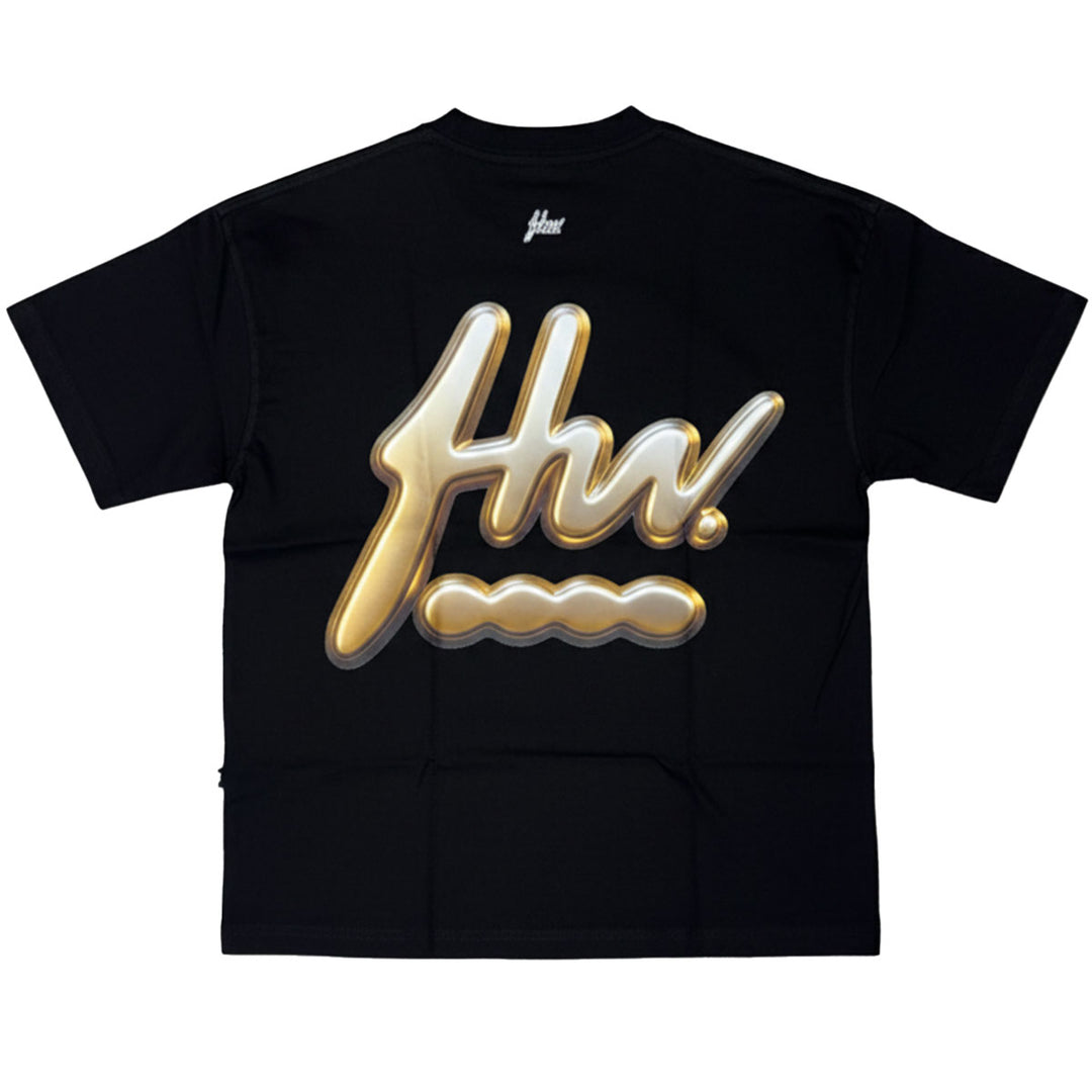 Alloy Gold Oversize Tee (Black)
