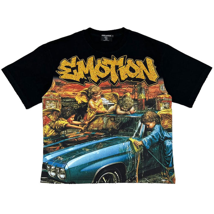 Angel Wash Tee (Black)