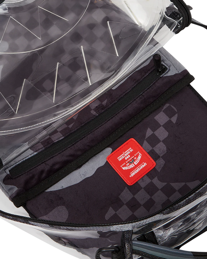 Hidden Message Clear DLXSV Backpack