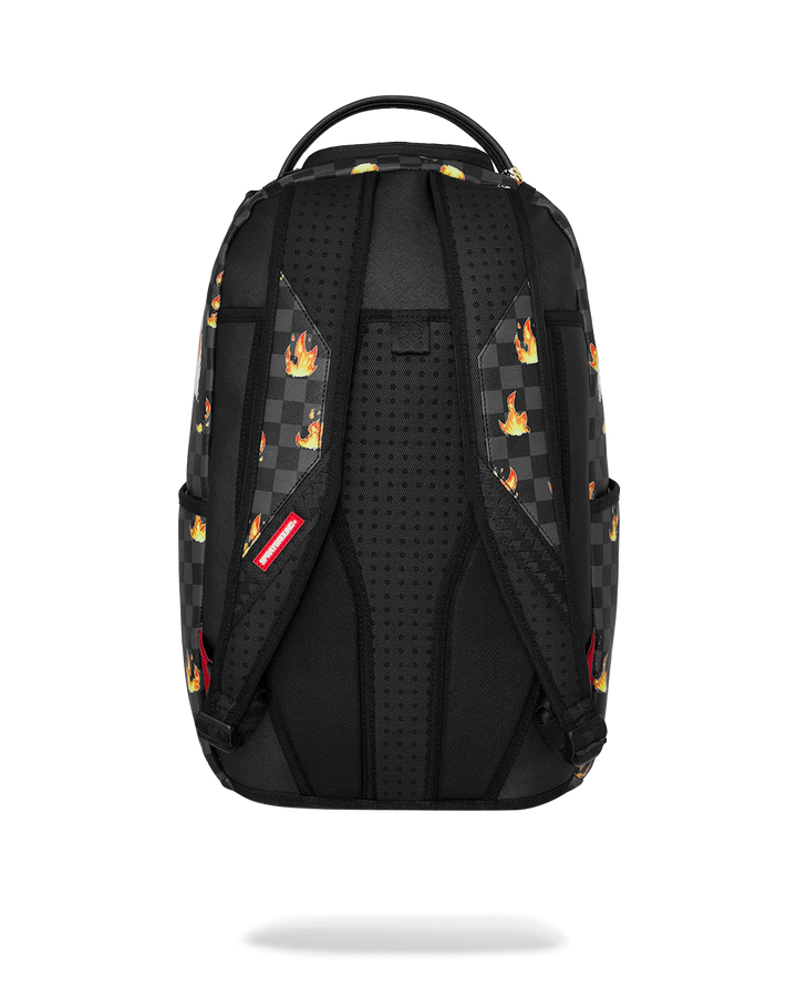 Scribble Fire Check Backpack