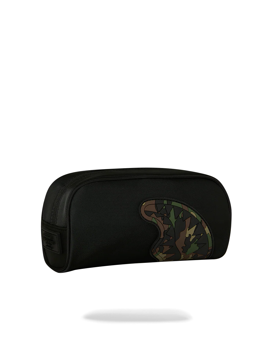 Shark Central Black Nylon Camo Embossed Shark Pouch