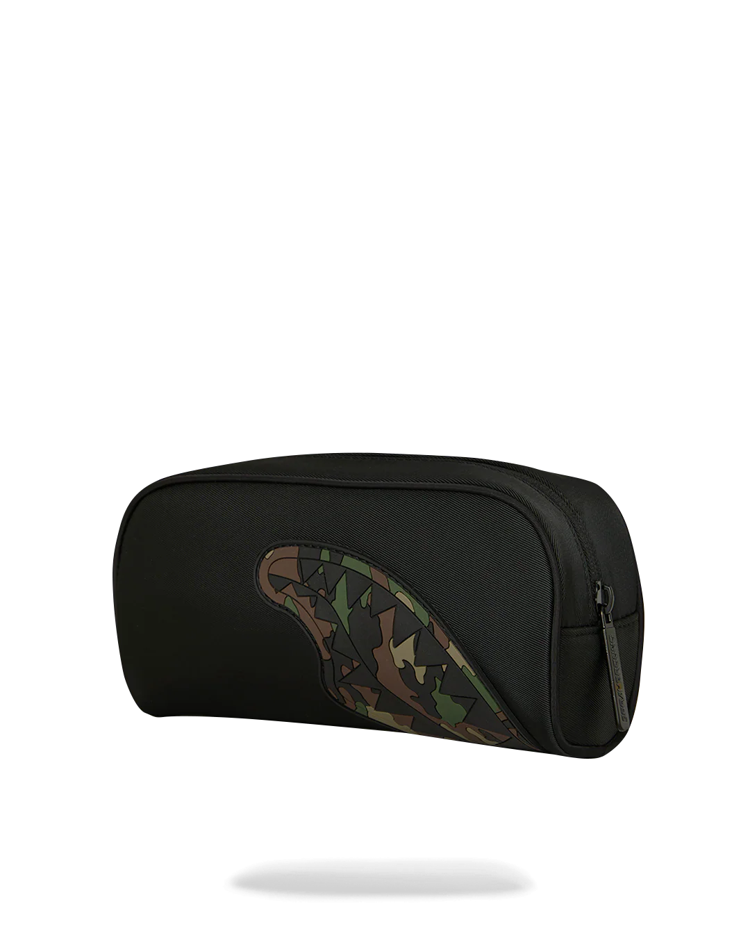 Shark Central Black Nylon Camo Embossed Shark Pouch