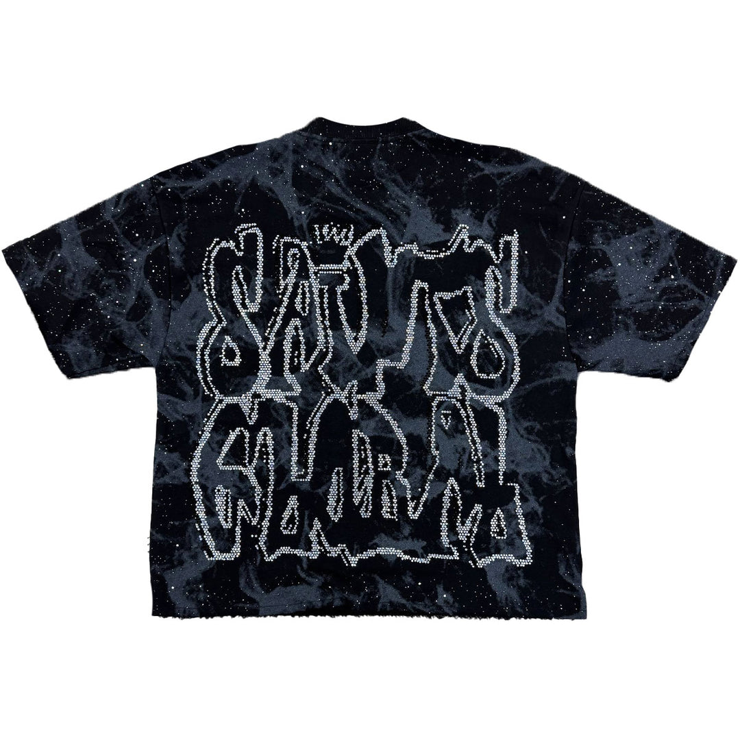 Faith Cropped Tee (Black)