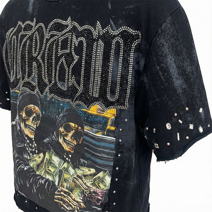 Crew Cropped Tee (Black)