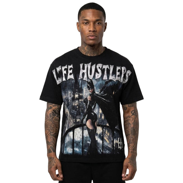 Batgirl Rhinestone Tee (Black)