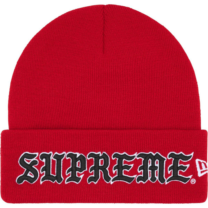 New Era® Old English Beanie (Red)