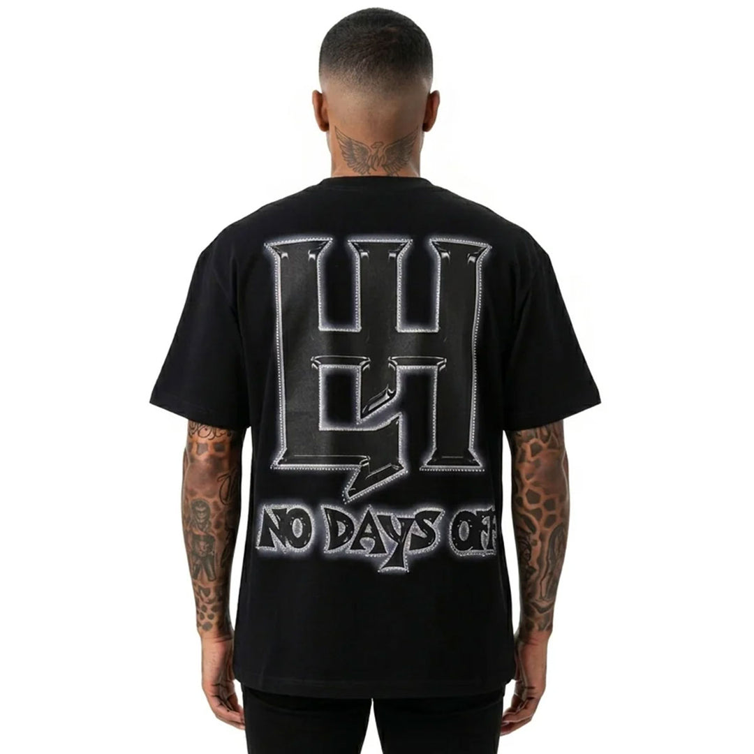 Black Panther Rhinestone Tee (Black)