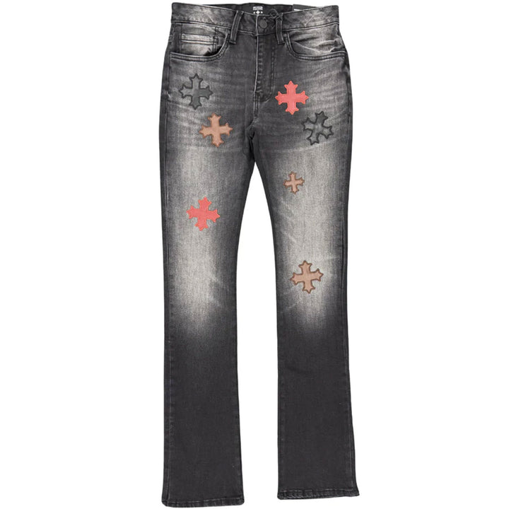 Martin Stacked Denim (Black Shadow)