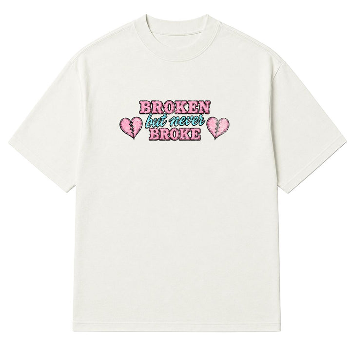 Broke Hearts Tee (Vintage White)