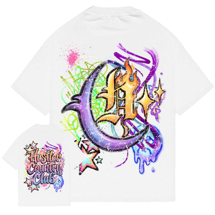 Candy Drip Hustler Tee (White)