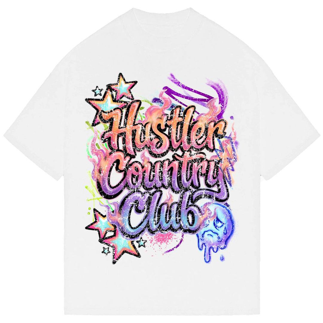 Candy Drip Hustler Tee (White)