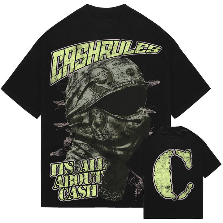 Cash Rules Tee (Black)