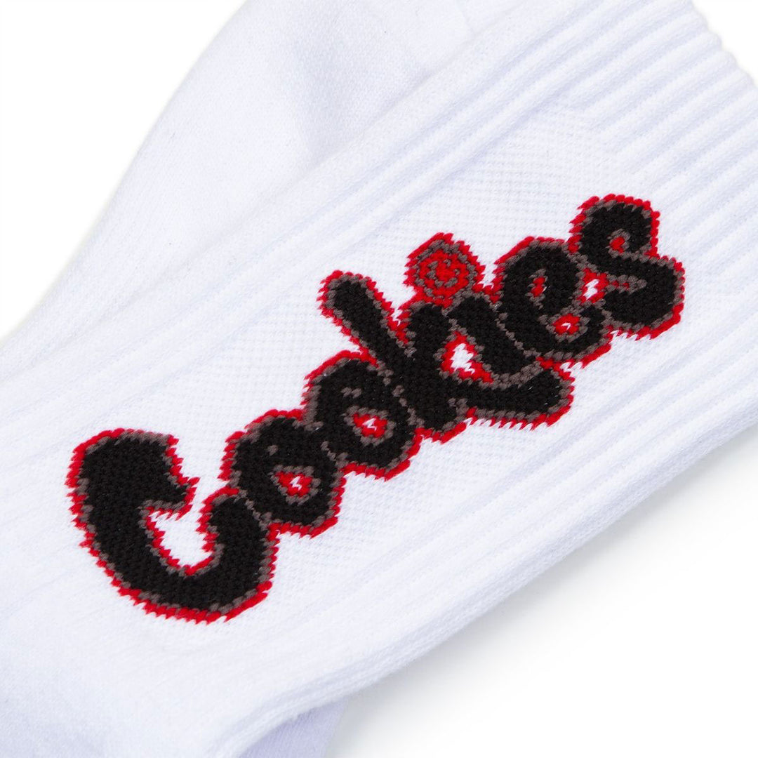 Cookies 3pk Socks White
