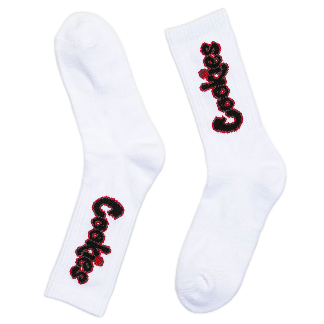 Cookies 3pk Socks White