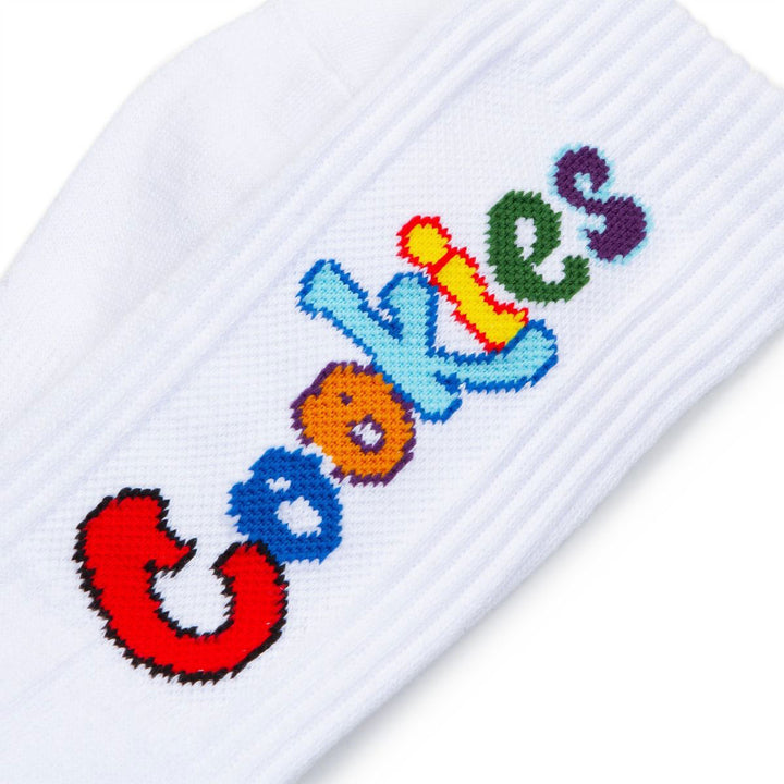 Cookies 3pk Socks White