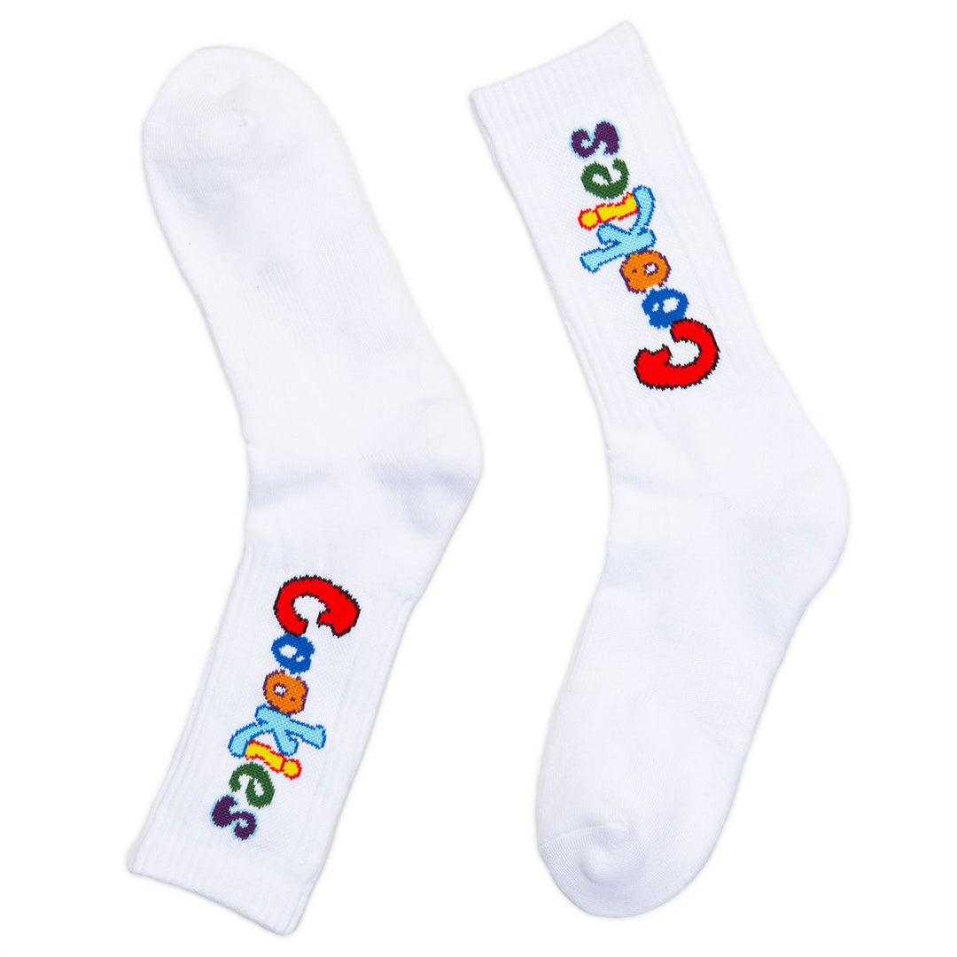 Cookies 3pk Socks White