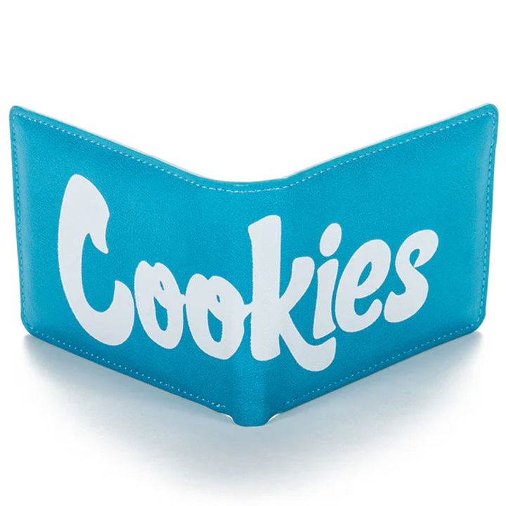 Textured Faux Leather Wallet (Blue)