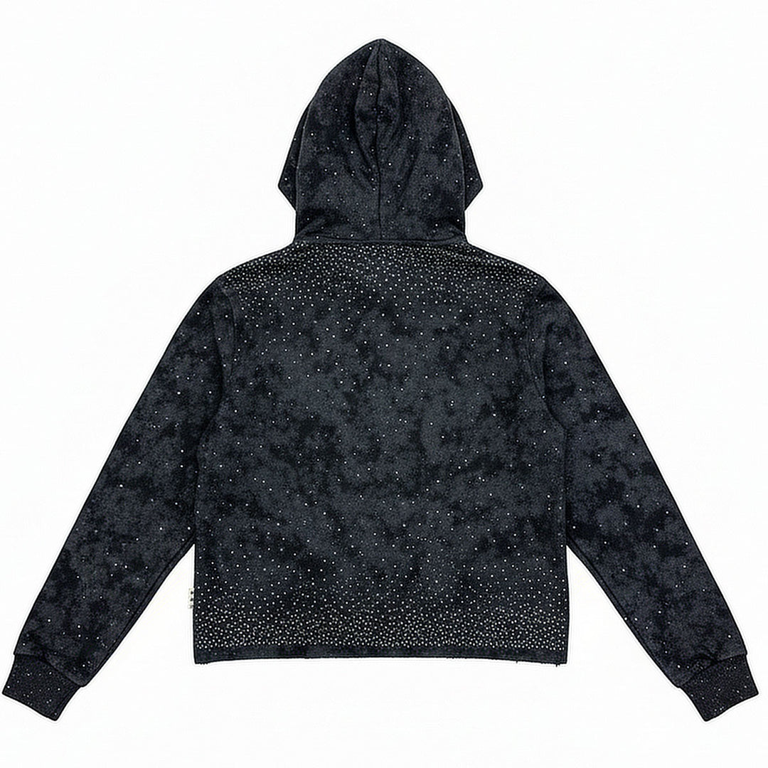 Escape Cropped Hoodie (Black)