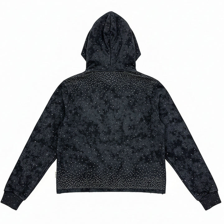 Escape Cropped Hoodie (Black)