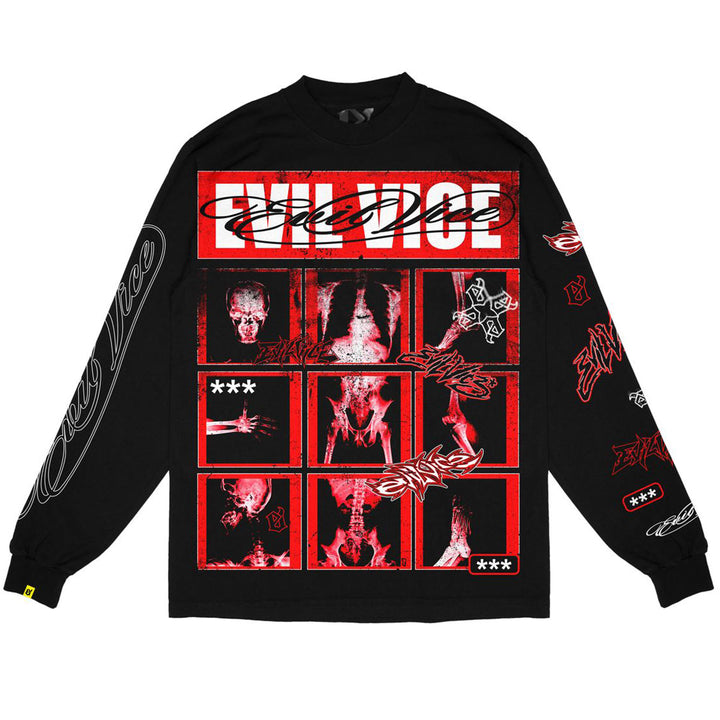 X-Ray Long Sleeve Tee (Black)