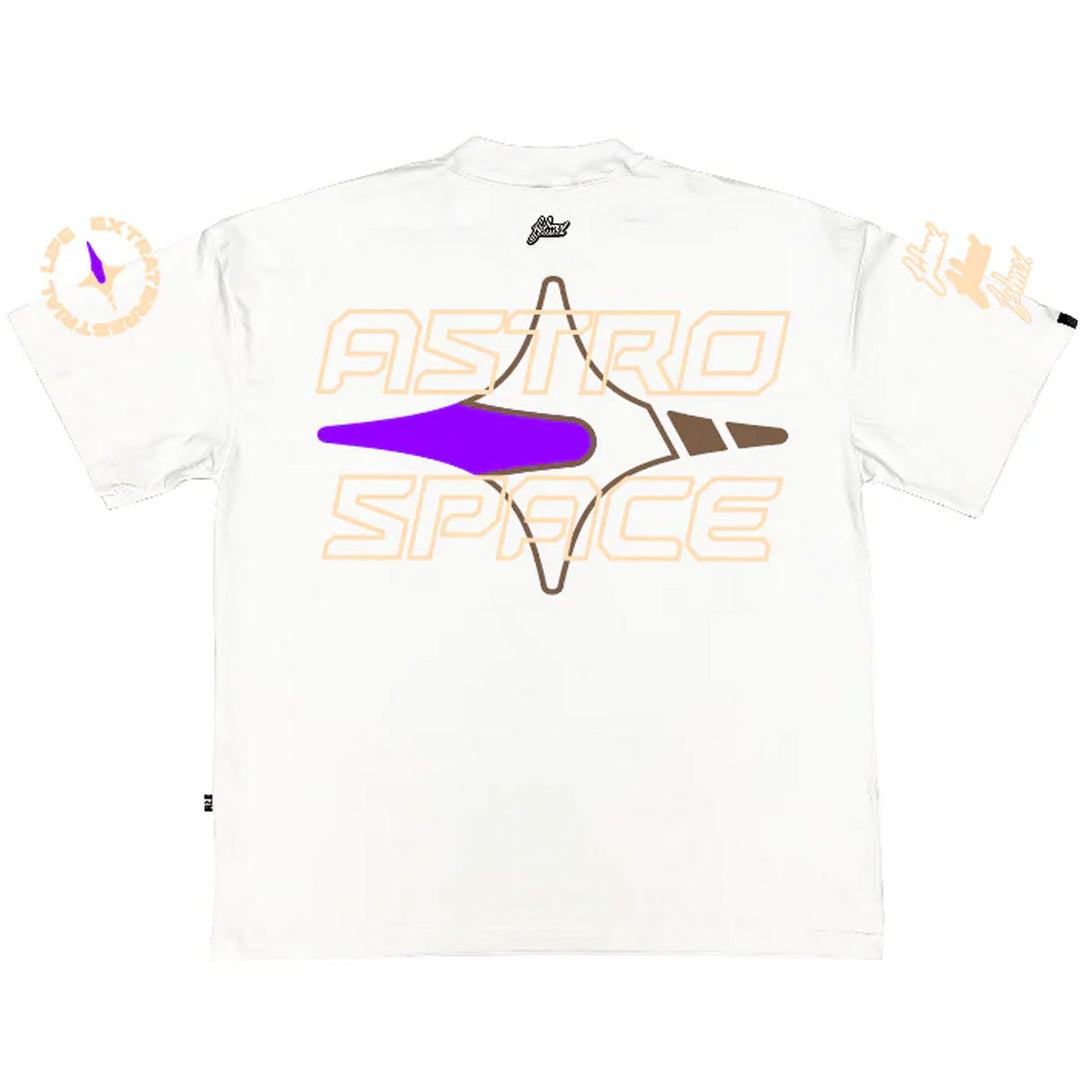 Big Nova Tee (White / Beige)