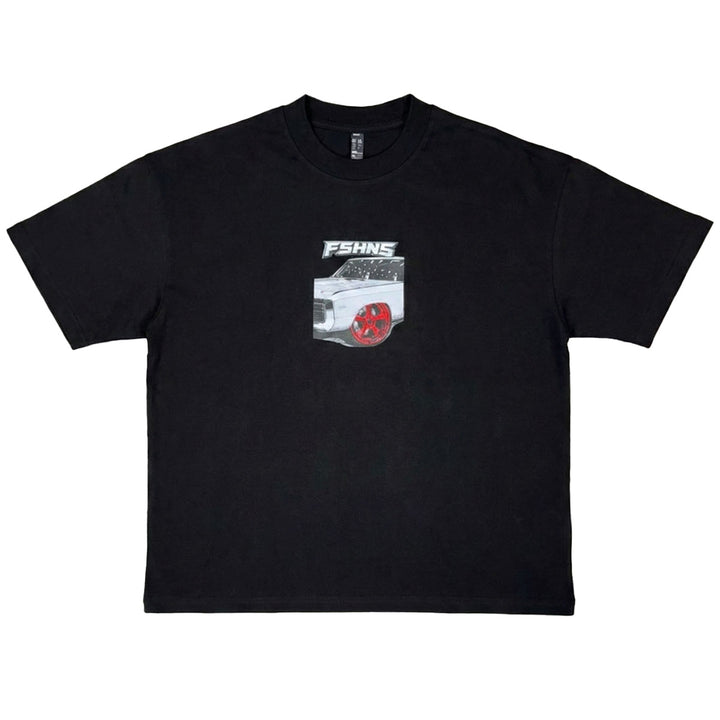 Classic Car Oversize Tee (Black)